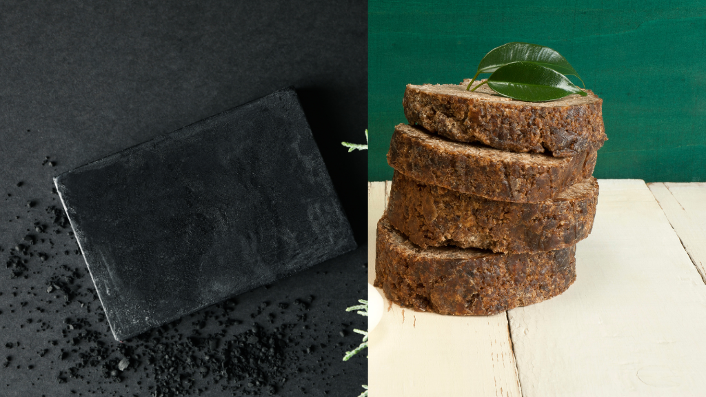 Charcoal Soap and African Black Soap