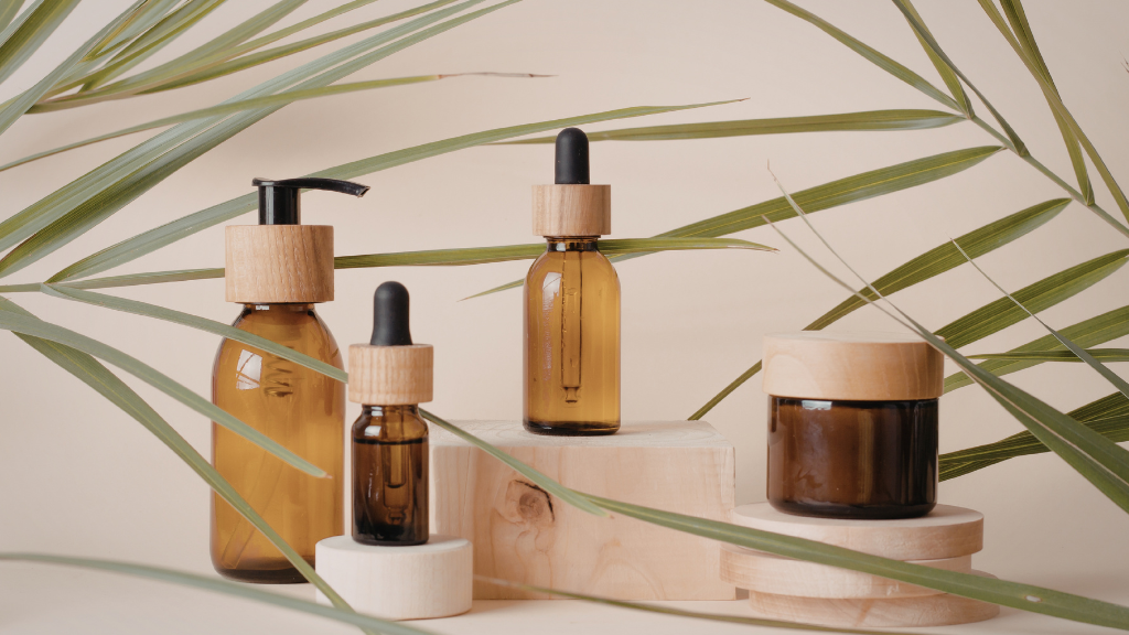 Different Bottles of Peppermint Essential Oil