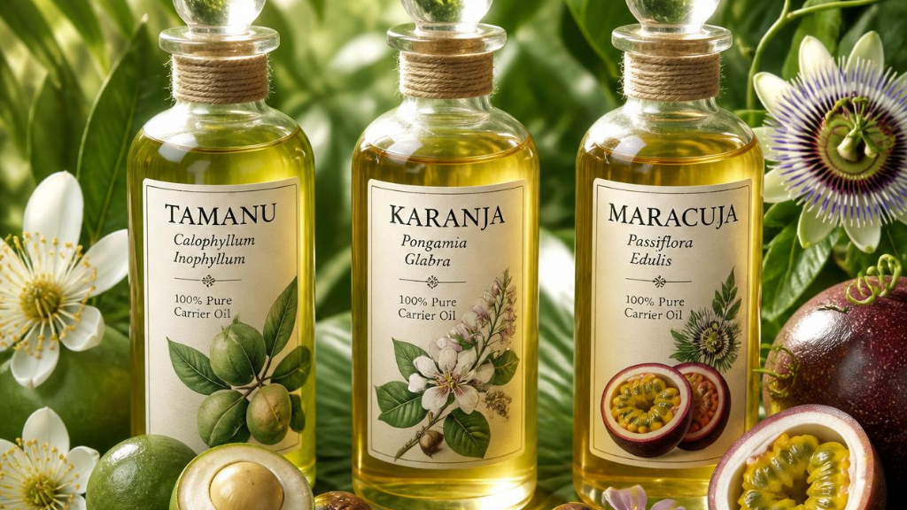 Tamaru, Karanja, Maracuja Carrier Oils